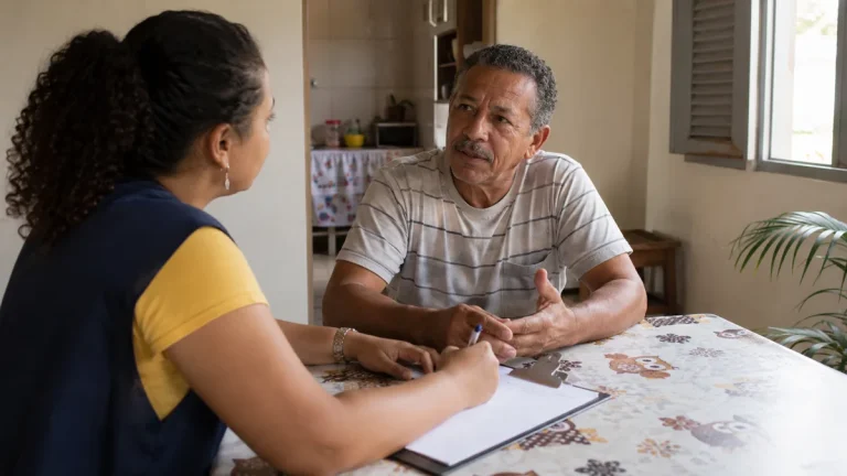 Entrevista domiciliar do Cadastro Único 2026 com pessoa que mora sozinha