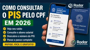 Consultar PIS pelo CPF em 2026 pela Carteira de Trabalho Digital
