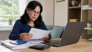 Extrato CNIS analisado por trabalhadora antes da aposentadoria