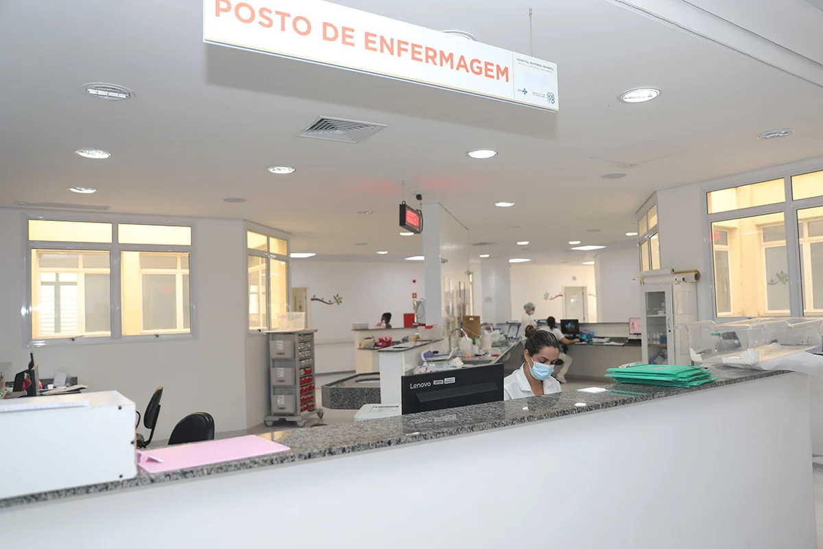 Instalacoes de hospital materno infantil para acompanhamento de criancas e emissao de laudos