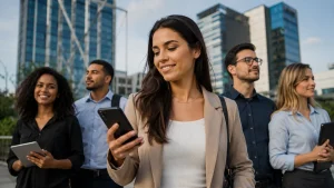 Candidatos consultam vagas de emprego em Barueri pelo celular