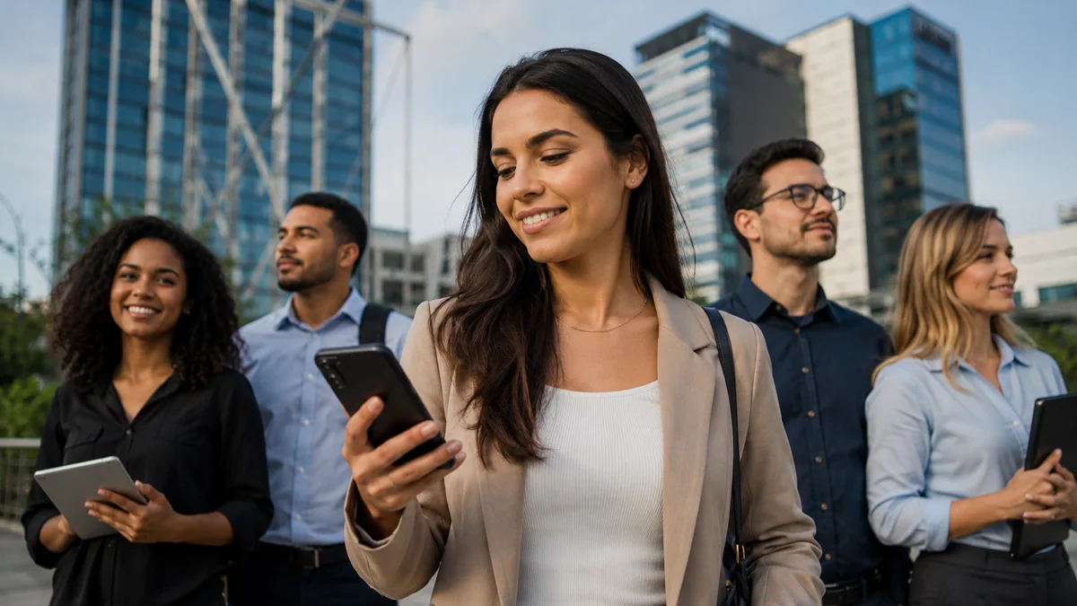 Candidatos consultam vagas de emprego em Barueri pelo celular