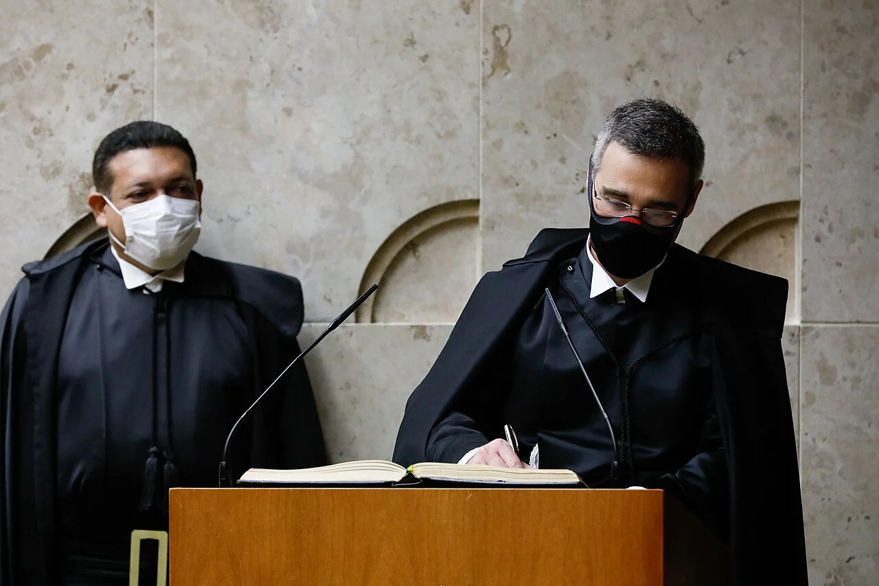 Plenario do Supremo Tribunal Federal em Brasilia durante julgamento sobre a aposentadoria especial