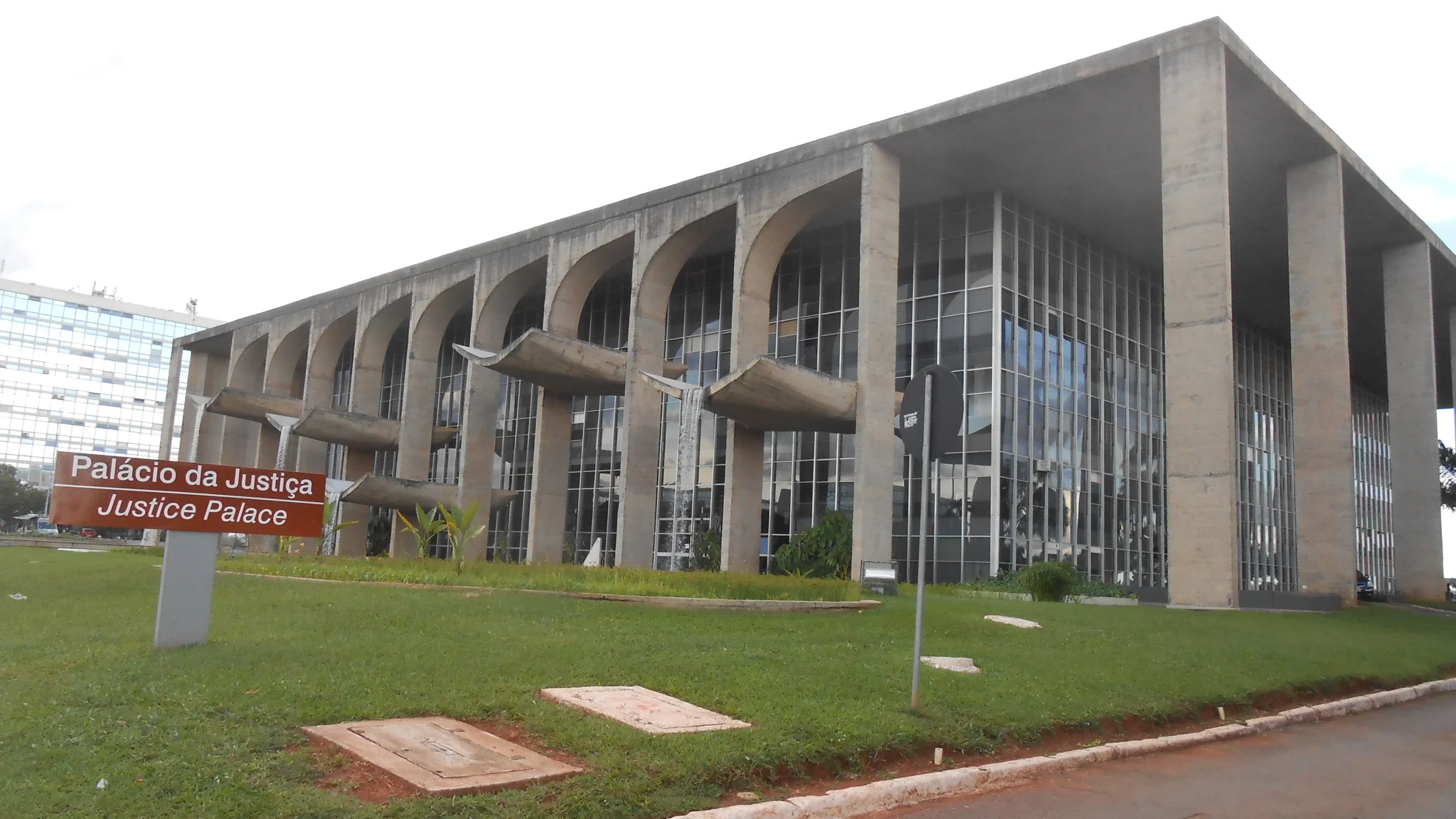 Fachada do Palacio da Justica sede do Ministerio da Justica e Seguranca Publica em Brasilia