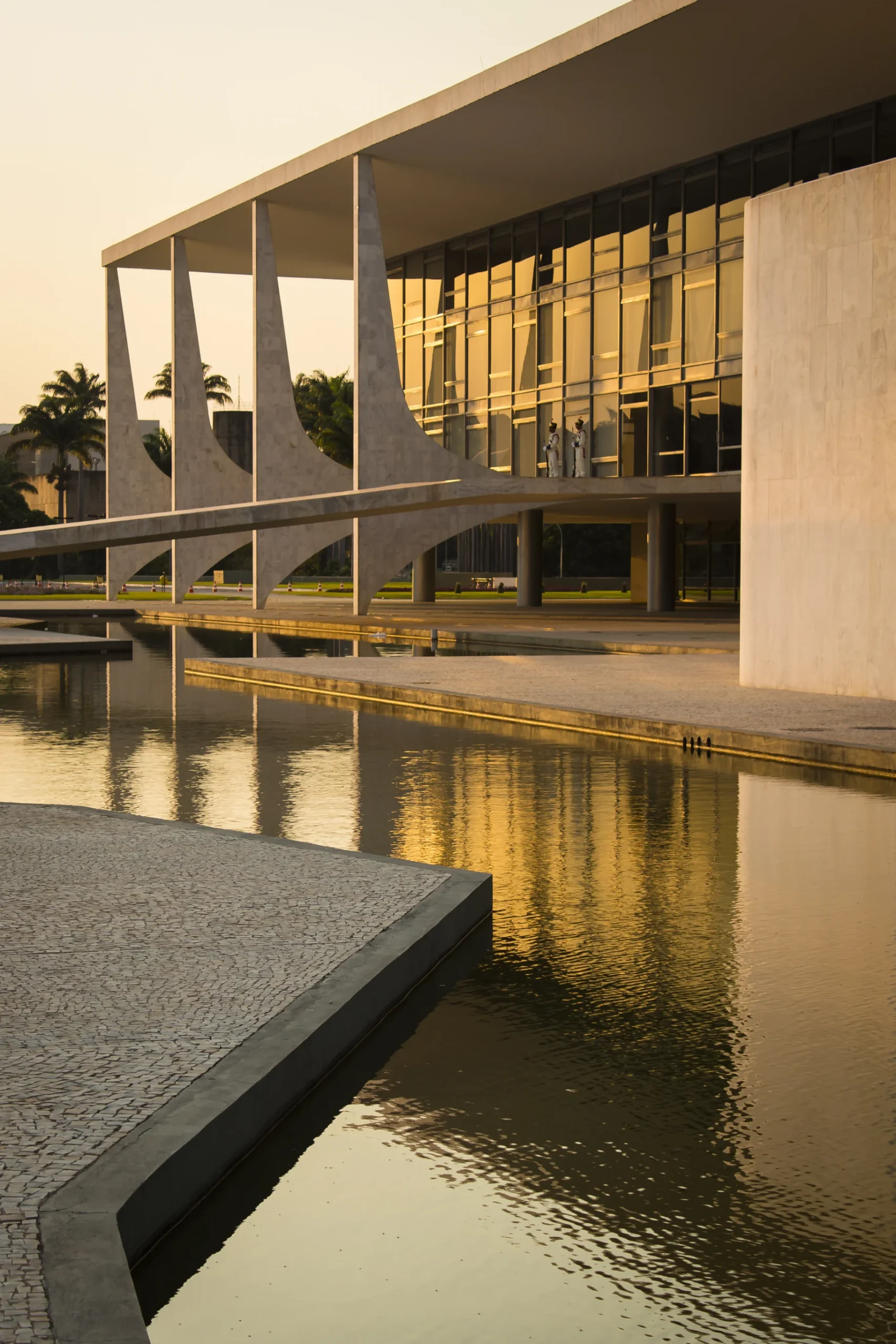Palacio do Planalto em Brasilia sede do governo federal e sancao da legislacao trabalhista